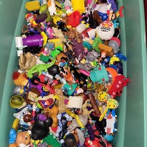 Large Lot Vintage Happy Meal Toys McDonalds Burger King!